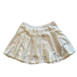 Forever 21 pleated white skirt size L